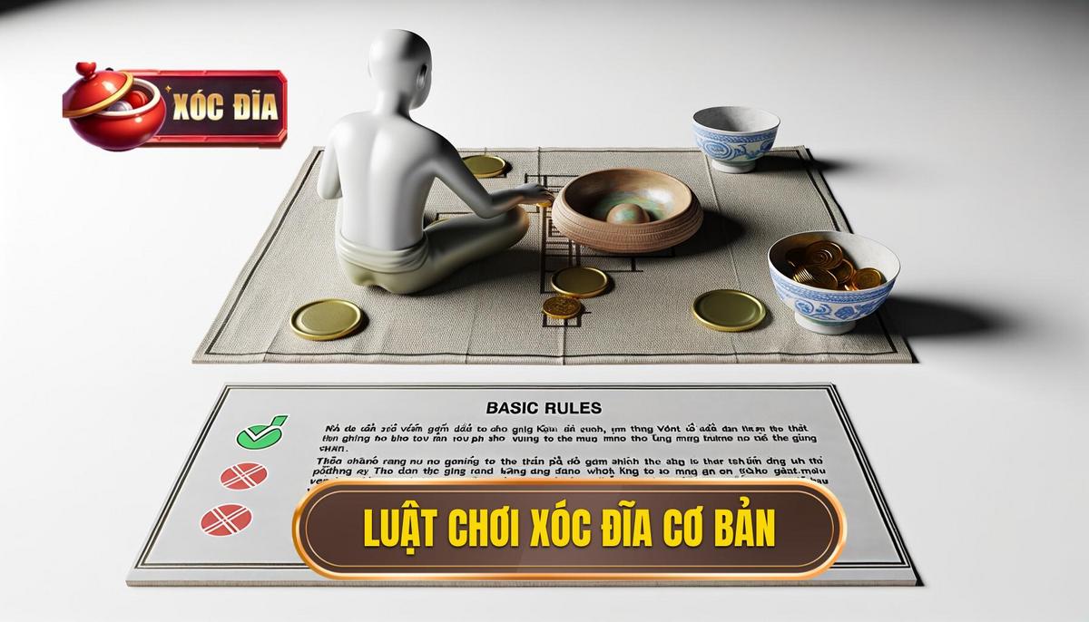 Luật chơi cơ bản trong xóc đĩa