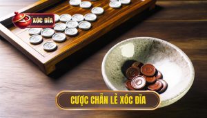 cược chẵn lẻ xóc đĩa